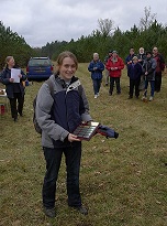 Harriet with EA trophy