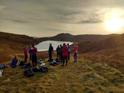 CUOC camp above Brown Howe Lake